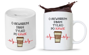 Zestaw Dla Akwarysty Kubek + Skarbonka Prezent