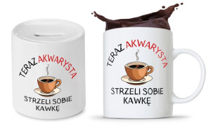 Zestaw Dla Akwarysty Kubek + Skarbonka Prezent