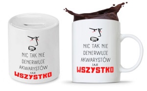 Zestaw Dla Akwarysty Kubek + Skarbonka Prezent