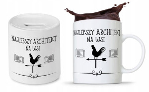Zestaw Dla Architekta Na Prezent Kubek + Skarbonka