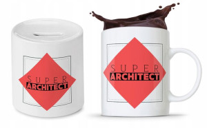 Zestaw Dla Architekta Na Prezent Kubek + Skarbonka