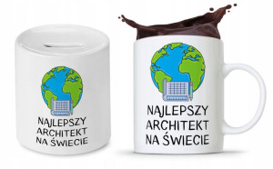 Zestaw Dla Architekta Na Prezent Kubek + Skarbonka