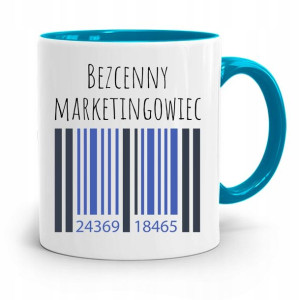 Dla Marketingowca Marketing Kubek Błękitny Prezent