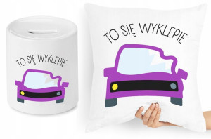 Dla Mechanika Zestaw Poduszka + Skarbonka Prezent