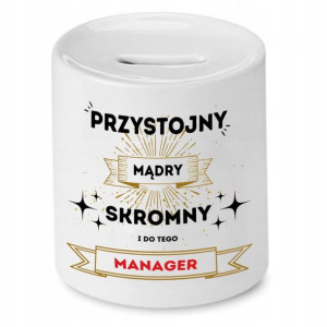 Dla Menadżer Menagera Skarbonka Na Prezent