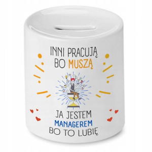 Dla Menadżer Menagera Skarbonka Na Prezent