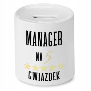 Dla Menadżer Menagera Skarbonka Na Prezent