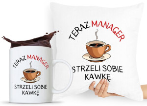 Dla Menagera Zestaw Poduszka + Kubek Prezent