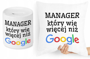 Dla Menagera Zestaw Poduszka + Skarbonka Prezent
