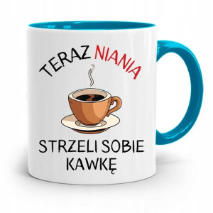 Dla Niani Opiekunki Kubek Błękitny Na Prezent