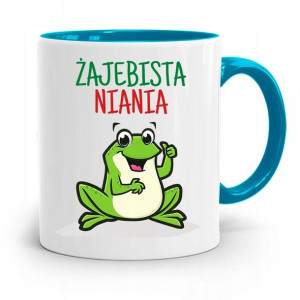 Dla Niani Opiekunki Kubek Błękitny Na Prezent