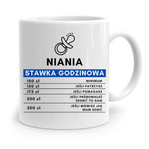 Dla Niani Opiekunki Kubek Niania Stawka Godzinowa