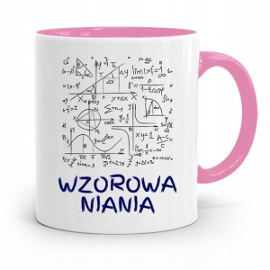 Dla Niani Opiekunki Kubek Różowy Na Prezent
