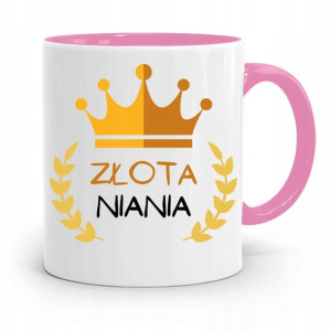 Dla Niani Opiekunki Kubek Różowy Na Prezent