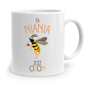 Dla Niani Opiekunki Kubek Ta Niania Jest Osom
