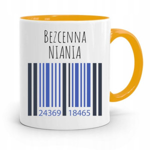 Dla Niani Opiekunki Kubek Żółty Na Prezent