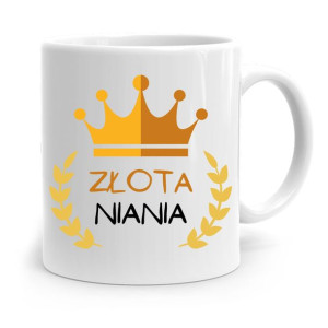 Dla Niani Opiekunki Kubek Złota Niana Prezent