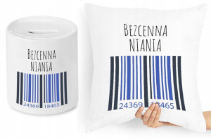 Dla Niani Opiekunki Zestaw Poduszka + Skarbonka
