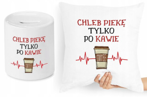 Dla Piekarza Zestaw Poduszka + Skarbonka Prezent
