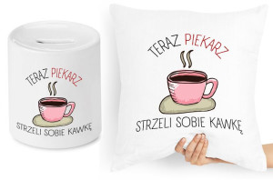 Dla Piekarza Zestaw Poduszka + Skarbonka Prezent