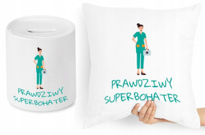 Dla Pielęgniarki Zestaw Poduszka + Skarbonka