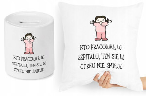 Dla Pielęgniarki Zestaw Poduszka + Skarbonka