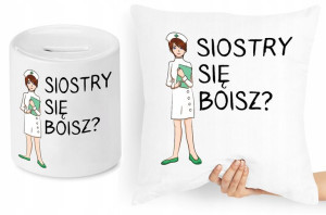 Dla Pielęgniarki Zestaw Poduszka + Skarbonka