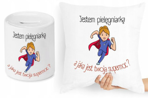 Dla Pielęgniarki Zestaw Poduszka + Skarbonka
