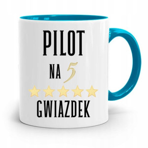 Dla Pilota Kubek Błękitny Na Prezent Na Urodziny