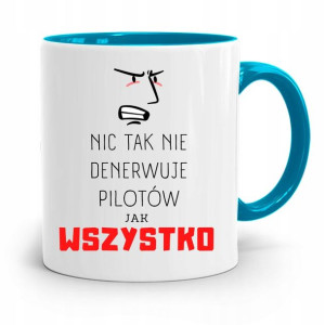 Dla Pilota Kubek Błękitny Na Prezent Na Urodziny