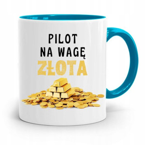 Dla Pilota Kubek Błękitny Na Prezent Na Urodziny
