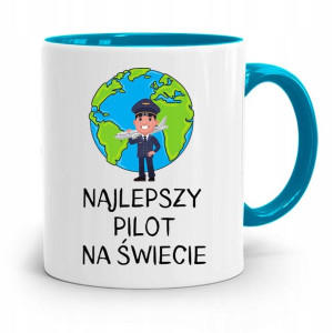 Dla Pilota Kubek Błękitny Na Prezent Na Urodziny