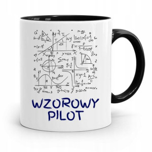 Dla Pilota Kubek Czarny Na Prezent Na Urodziny