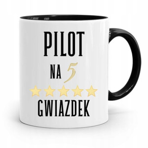 Dla Pilota Kubek Czarny Na Prezent Na Urodziny