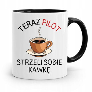 Dla Pilota Kubek Czarny Na Prezent Na Urodziny