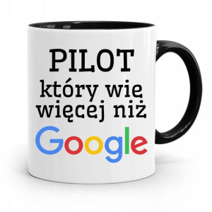 Dla Pilota Kubek Czarny Na Prezent Na Urodziny