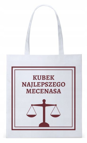 Dla Prawnika Adwokata Torba Eco Biała Shopper
