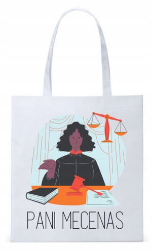 Dla Prawnika Adwokata Torba Eco Biała Shopper