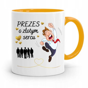 Dla Prezesa Viceprezesa Kubek Żółty Na Prezent