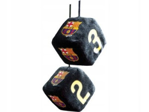 Kostki Na Lusterko Fc Barcelona 7x7cm Oryginalne