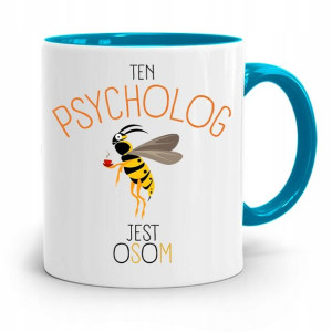 Dla Psychologa Psychiatry Terapeuty Kubek Błękitny