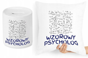 Dla Psychologa Zestaw Poduszka + Skarbonka Prezent