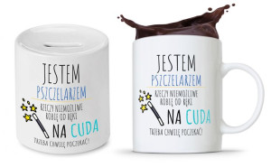 Dla Pszczelarza Zestaw Kubek + Skarbonka Prezent