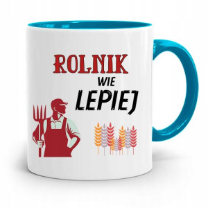 Dla Rolnika Kubek Błękitny Rolnik Wie Lepiej