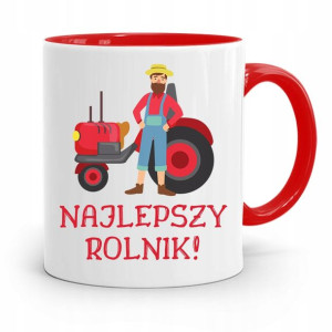 Dla Rolnika Kubek Czerwony Najlepszy Rolnik