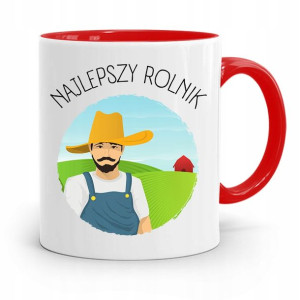 Dla Rolnika Kubek Czerwony Najlepszy Rolnik