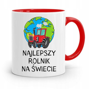 Dla Rolnika Kubek Czerwony Najlepszy Rolnik Świata