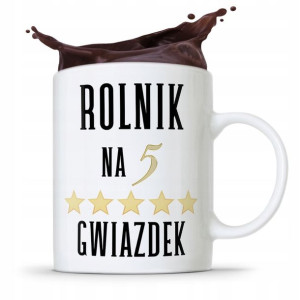 Dla Rolnika Kubek Prezent Rolnik Na 5 Gwiazdek