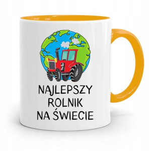 Dla Rolnika Kubek Zółty Najlepszy Rolnik Świata