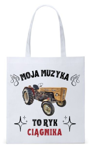 Dla Rolnika Na Prezent Torba Eco Biała Shopper